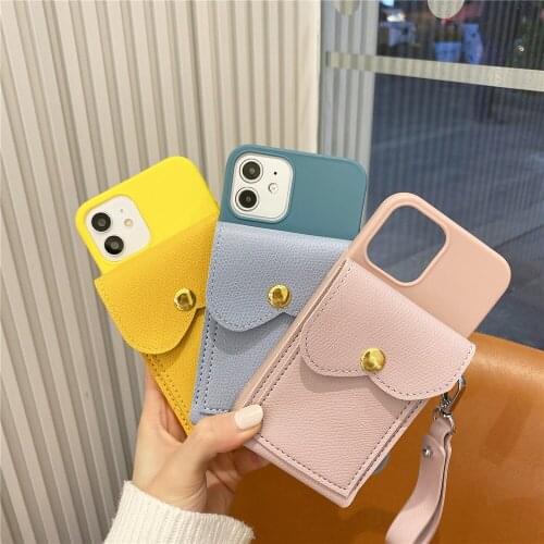 Wallet Phone Cases For Samsung Galaxy S6 S7 Edge S8 S9 S10 S10e S20 FE Note 8 9 10 Plus Lite 20 Ultra M20 M21 Wrist Strap Cover