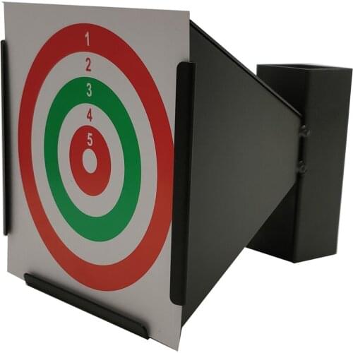 Black Cone Pellet Trap & Target with 20 Pcs of Rainbow Paper Targets for Airgun, AirRifle, Pellet Gun, Steel & Plastic BBs