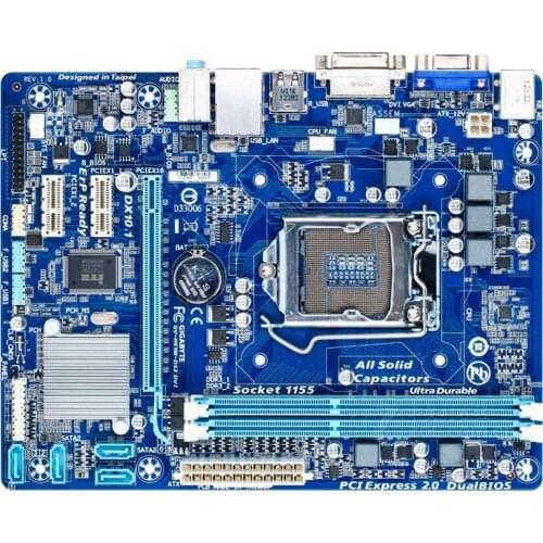 For Gigabyte GA-H61M-DS2 DVI Original Used Desktop Motherboard H61M-DS2 DVI H61 Socket LGA 1155 DDR3 Micro-ATX On Sale