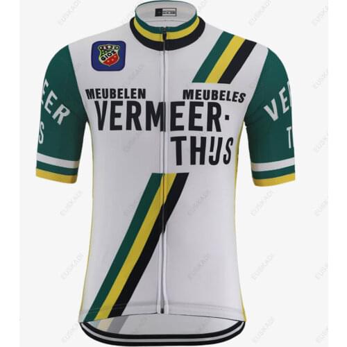 Summer Mens Classic Pro Bicycle Team Cycling Jersey Road Competition Race Bike Wear Clothing Vintage Ciclismo Shirts