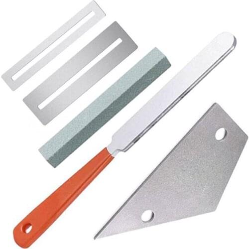Hot AD-Guitar Fret Crowning File Leveling Tool Grinding Protectors Repair Part Set Guitar Repair Tool Accessories