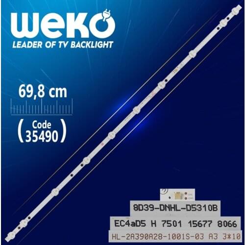 HL-2A390A28-1001S-03 A3 3*10 - 8D39-DNHL-D5310B - 69.8 CM 10 LED- (WK-1035)