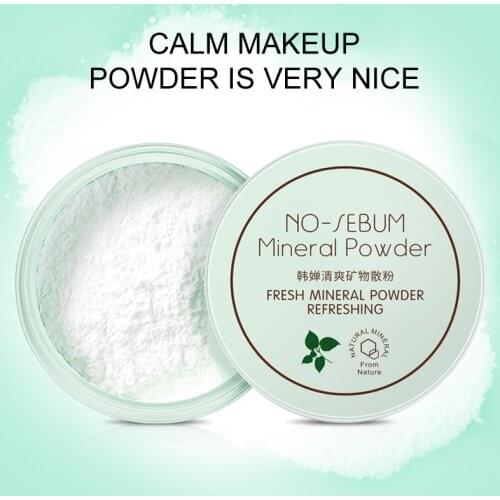 Mineral Loose Powder Natural Makeup Bright Concealer Light And Delicate Translucent Natural Make Up Powder TSLM1