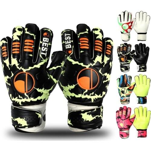 New Latex Goalkeeper Gloves Soccer Goal Keepers Protective Kit Football Goalie Training Gloves Anti Slip Guantes Futbol