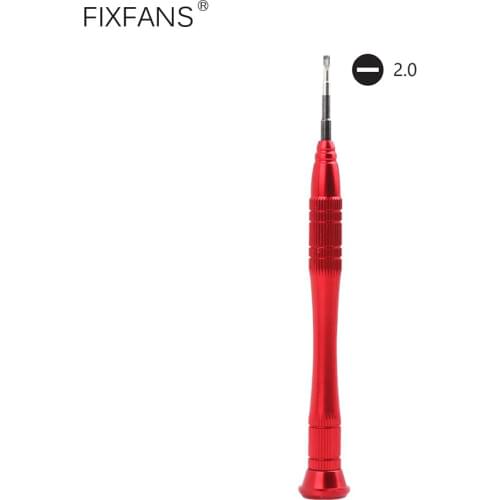 FIXFANS Precision 2.0mm Flat Head Slotted Magnetic Screwdriver for Vape DIY Tool Electronic Cigarette Accessories
