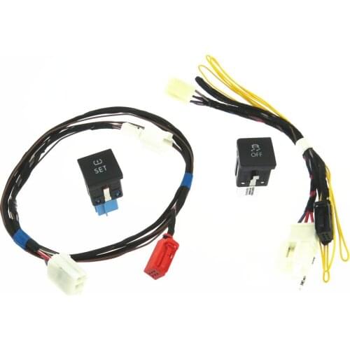 SCJYRXS Traction Control ESP Switch 1KD927117 Tire Pressure Monitoring Button & Cable for VW Golf MK6 Scirocco 56D 927 121