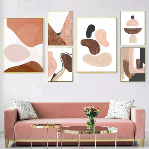 Nordic Decoration Abstract Print Geometric Art Poster Canvas Prints Minimalist Wall Painting Decorative Picture for Living Room