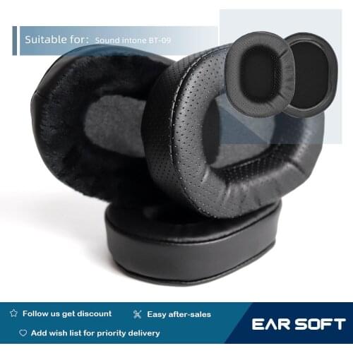 Earsoft Replacement Ear Pads Cushions for Sound intone BT-09 Headphones Earphones Earmuff Case Sleeve Accessories