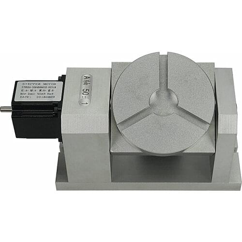 Rotary 4th 5th axis harmonic gearbox (no hysteresis) CNC dividing head A axis and C axis 50:1 harmonic reducer for cnc machine