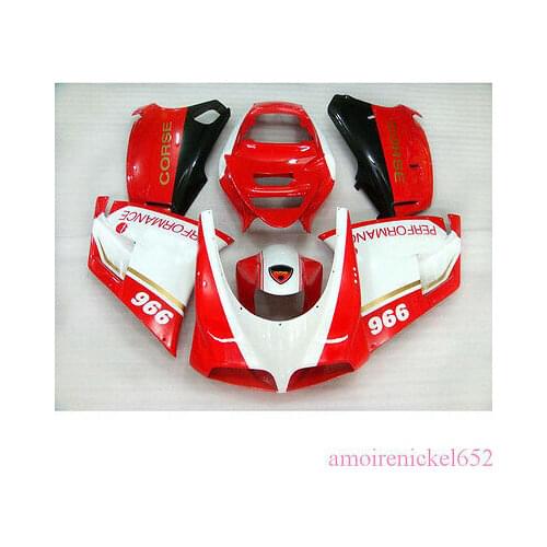 Wotefusi ABS Injection Mold Bodywork Fairing For 1996-2002 Ducati 996 748 996IN (C)