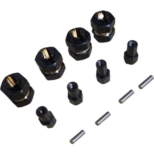 1/24 Remote Control Car Car Upgrade Wheel Hex Hub Adapters Counterweights Heavy Duty Durable Extended Thick for AXIAL AXI00001