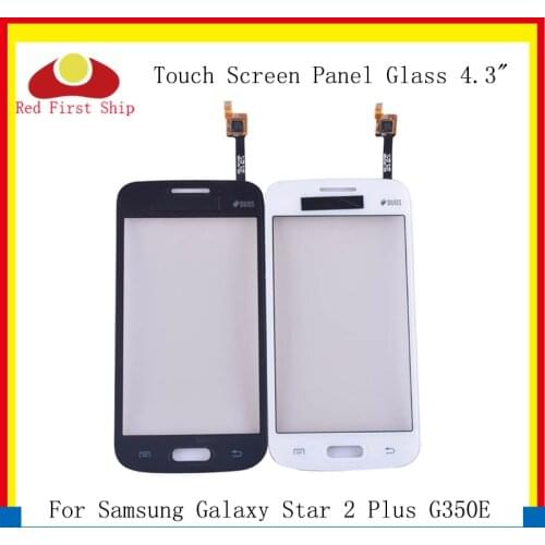 10Pcs/lot For Samsung Galaxy Galaxy Star 2 Plus G350E Touch Screen Digitizer Panel Sensor Front Outer Glass Star Advance G350E