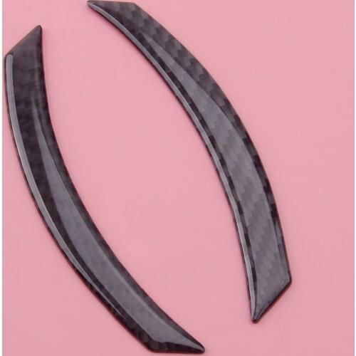 2Pcs Door Air Condition Vent Outlet Cover Trim Frame Black Carbon Fiber Fit for Nissan 350Z 2003 2004 2005 2006 2007 2008 2009