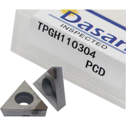 2PC TBGT060104 TPGH080202 TPGH090204 TPGH090208 TPGH110304 PCD CBN Lathe Turning Insert Polycrystaline Diamonds Cutter Tool