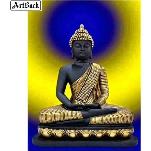 5d diy diamond painting buddha portrait full square diamond mosaic religion