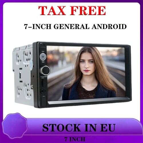 7" Android 10 Auto Navigation 1GB16GB 2Din Car Radio MP3 MP4 Universal Android Auto Radio bluetooth fm For VW Passat b5 b6 Golf