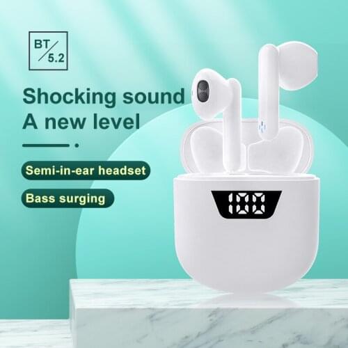 PJD TWS Bluetooth Wireless Earphone with Microphone BT5.1 Noise Cancellation Earbuds Sports Headphones For Xiaomi Smart Phones