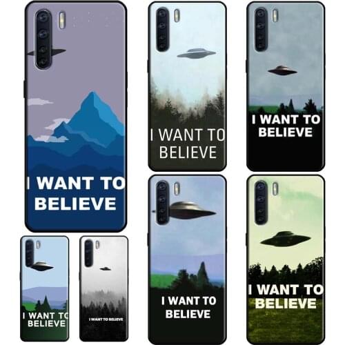 I want to believe Case For OPPO Reno 2Z 4 Pro F5 F7 A52 A72 A92 A1K A5S A15 A91 A5 A9 A31 A53 2020 Coque