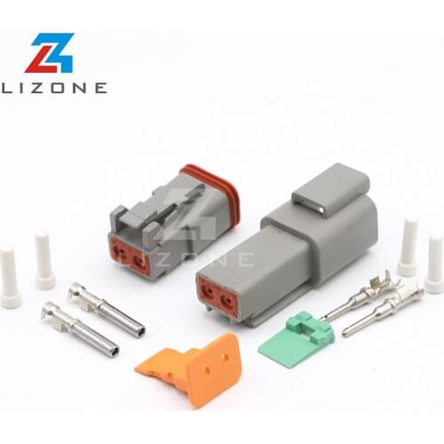 DT06-2S DT04-2P 2P High Quality Connectors Automotive Connector Waterproof Deutsch Butt Joint Male and Female Terminal Sheath
