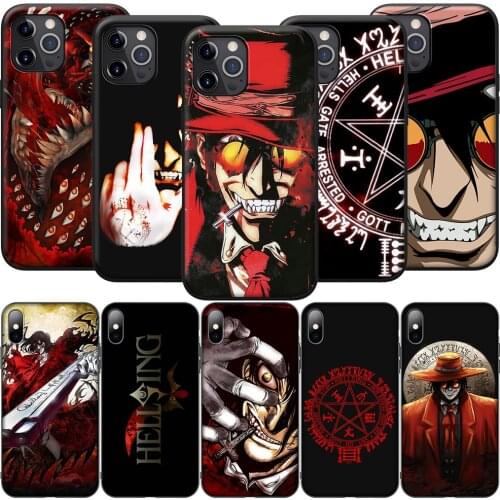 GX18 Alucard Hellsing Silicone Soft Case for iPhone 12 Mini 11 Pro XS Max XR X 8 7 6 6S Plus 5 5S SE 2020