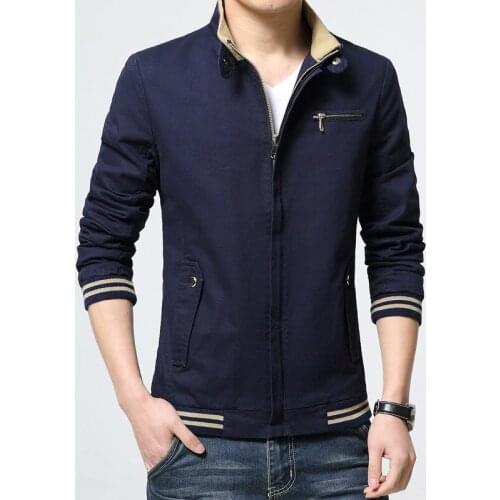 Quality Baseball Mens Brand Clothing Autumn Mens Jackets Coats Slim Fit Trench Male Windbreaker Cotton Casual Outerwear 4XL