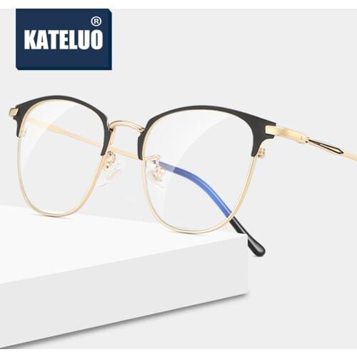 KATELUO 2020 Fashion Computer Goggles Unisex Anti Blue Laser Glasses Optical Spectacles Eyeglasses Frame For Men Women K8809
