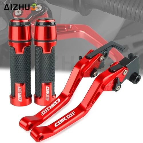 CBR 1000F Motorcycle CNC Short Brake Clutch Levers Handlebar Hand Grips Ends 7/8'' 22mm FOR HONDA CBR1000 F SC24 1993-1998 1997