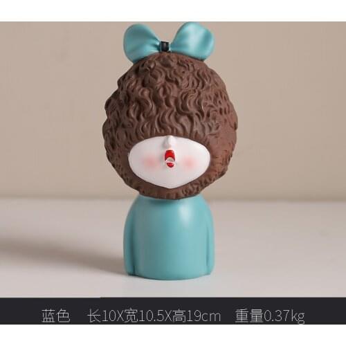 Creative Resin Decoration Girl Sculpture Personality Modern Decoration Desktop Decoration Art Crafts