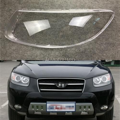Car Headlamp Lens For Hyundai Santa Fe 2008 2009 2010 2011 2012 Car Replacement Auto Shell Cover