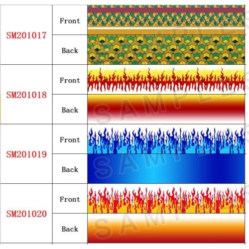 New kimetsu no Japan Anime Butterfly Cartoon Gradient Color Double Printed 10 Yard for The Different Patterm Grosgrain Ribbon