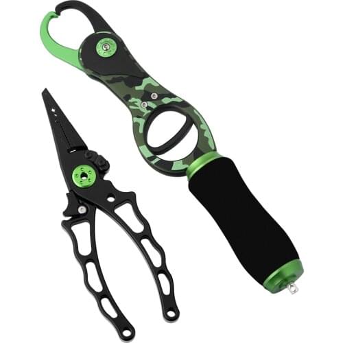 New color Multifunctional Aluminium Fishing Pliers set with fishing lip grip & Fishing pliers Tackles
