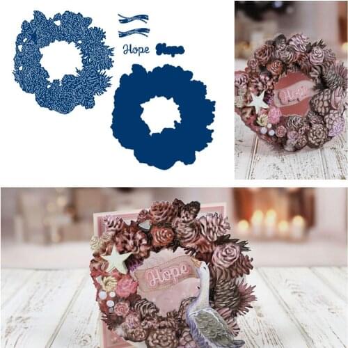 Super star garland cutting dies & stamps scrapbook dariy decoration stencil embossing template diy greeting card handmade 2021