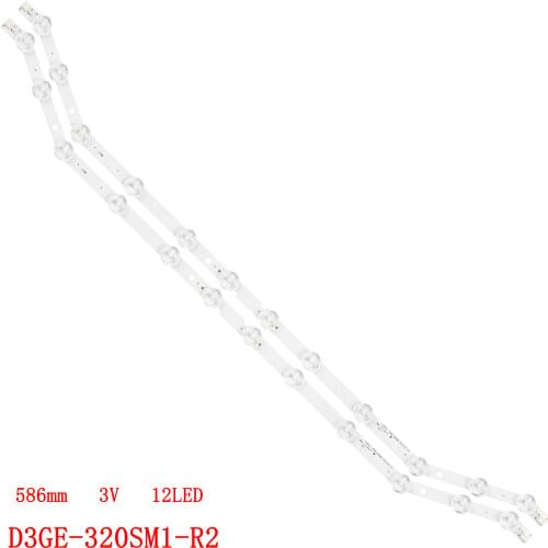 LED Backlight strip lamp For Samsung 32" TV UE32H5304 UE32H5373 UE32H5373AS UN32EH5000 UE32H5303AW D3GE-320SM1-R2 LM41-00001S