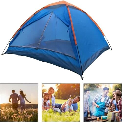 Camping Tent 3-4 Person Family Dome Tent Lightweight Camping Tent Easy Set Up With Carry Bag For Camp Hiking Travelling