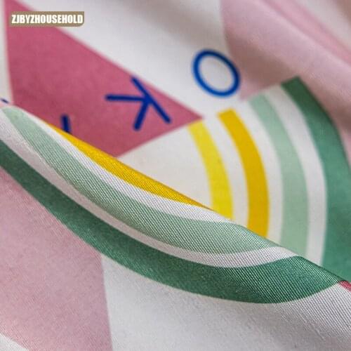 Curtain Fabrics Simple and Modern Pastoral American Childrens Curtains for Bedroom Translucidus (Shading Rate 41%-85%)