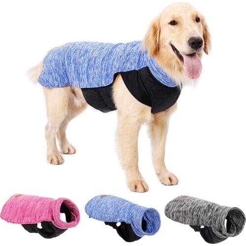 Winter Clothes For Dogs Warm Dog Clothes Pet Padded Vest Jacket Coat For Small Medium Large Dogs Pug Chihuahua Ropa Para Perros