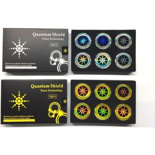 1PCS/6pcs Mobile Phone Radiation Protection Stickers Quantum Shield Sticker from EMF Fusion Excel Anti-Radiat