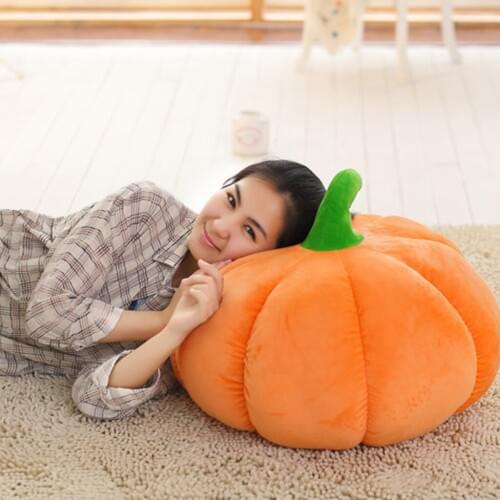 2x Home Decor Cushions Decorative Pillow Stuffed Toy Halloween Pumpkin Gift