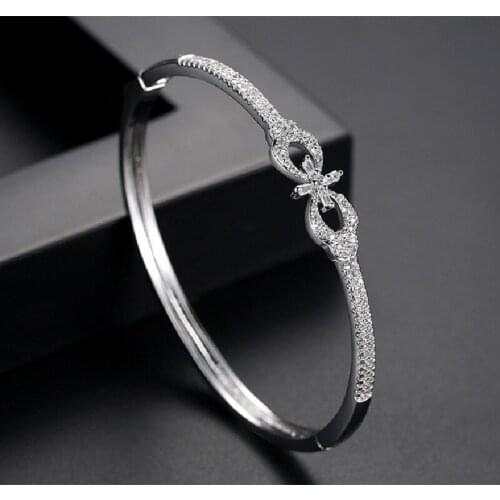 2020 New Heavenly Combination Bracelet High Quality Gold-plated Copper Inlaid With AAA Zircon Fashion Ladies Simple Bracelet