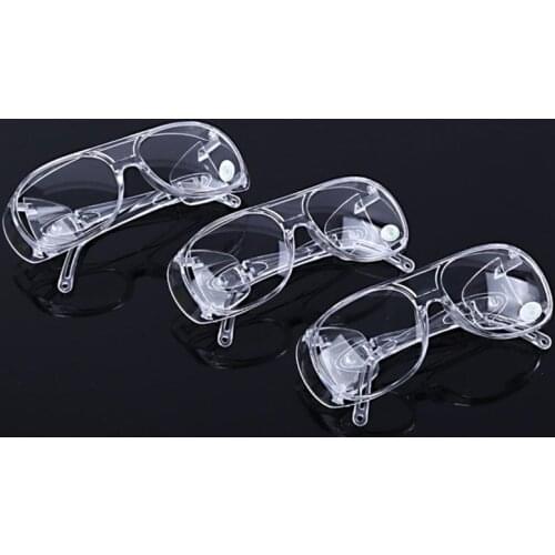 3/1PCS Anti-Fog Splash Goggles Safety Goggles Protective Eye Fully Enclosed Lens Goggles Wide Vision Disposable Vent Mask