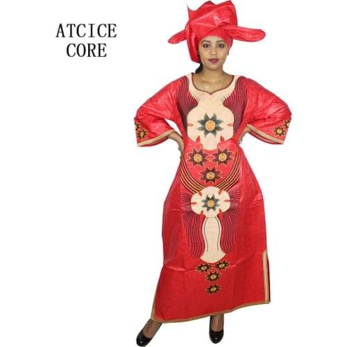 African dresses for women new fashion traditional dashiki african basin riche embroidery design long dress LA065