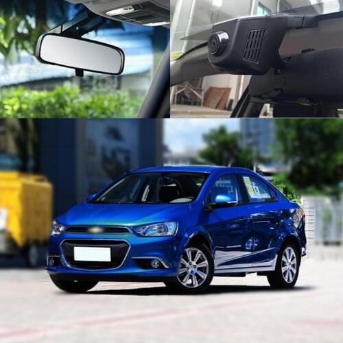 BigBigRoad For Chevy Aveo 3 Sedan APP Control Car Wifi DVR Driving Video Recorder FHD 1080P hidden type G-sensor