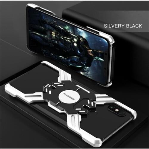 Armor Metal Bumper Phone Case For iphone 11 Pro Max Shockproof Aluminum Back Cover for iphone 6 7 8 Plus X Xr Xs Max Frame Coque