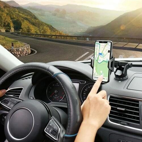 Phone Holder Universal Adjustable Rotatable Car Air Vent Mount Phone Holder Sucker Navigator Support Shockproof