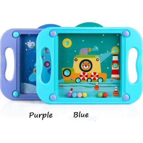 Child 3D Educational Toy Baby Montessori Balance Ball Maze Board Puzzle Montessori Maze Balance Game Popular Gift For Toddlers