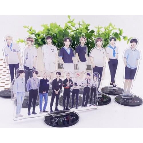 Kpop STRAY KIDS Acrylic Stand Action Figures Stand Desktop Display For Fans Collection Gift Stationery Set