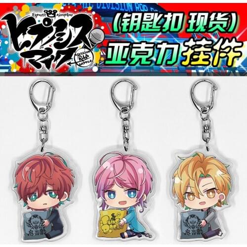 Hifumi Keychain Acrylic Keyring Pendant Toy Hypnosis Mic Division Rap Battle Kannonzaka Doppo Jinguji Jakurai Izanami Gift