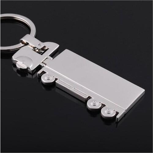 KC-83 truck metal key chains fashion Personality silver plated pandant KeyChains New Arrive key ring