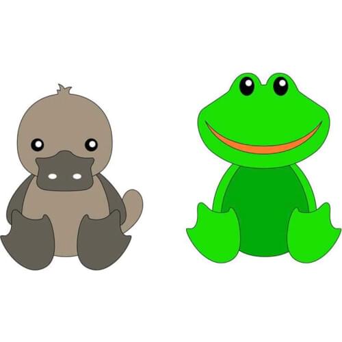 Frog Duck Metal Cutting Dies Stencils For DIY Scrapbooking Album Photo Paper Cards Crafts Decoration New Embossing Template