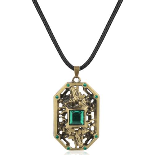 MOCHUN Fashion DOTA2 Earth Spirit Storm Spirit Choker Necklaces Pendants DOTA 2 Logo 2 Colors Necklace for Women-30